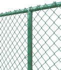 High strength  PVC Coated 9 Gauge Chain Link Fence For Playground