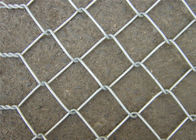 9 Gauge X 2&quot; Chain Link Fence Fabric Galvanized Material For Tennis Courts